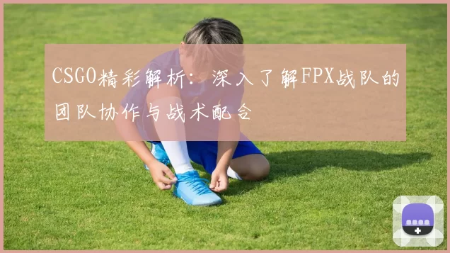 CSGO精彩解析:深入了解FPX战队的团队协作与战术配合