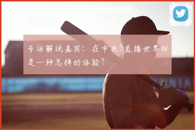 专访解说嘉宾：在中央5直播世界杯是一种怎样的体验？