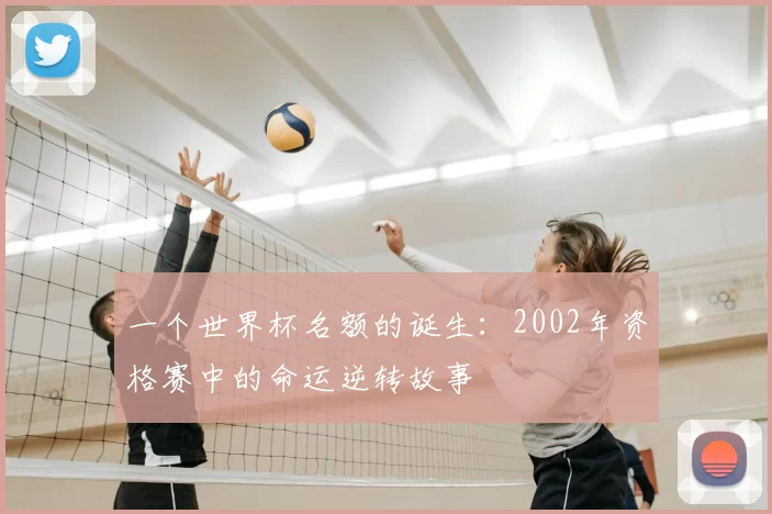 一个世界杯名额的诞生：2002年资格赛中的命运逆转故事